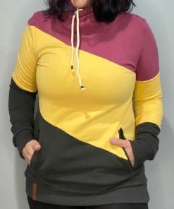 Wholesale 🔔 Ampersand Ave 👩 women Single Hood Sweatshirt in Sunset Skies 🛒