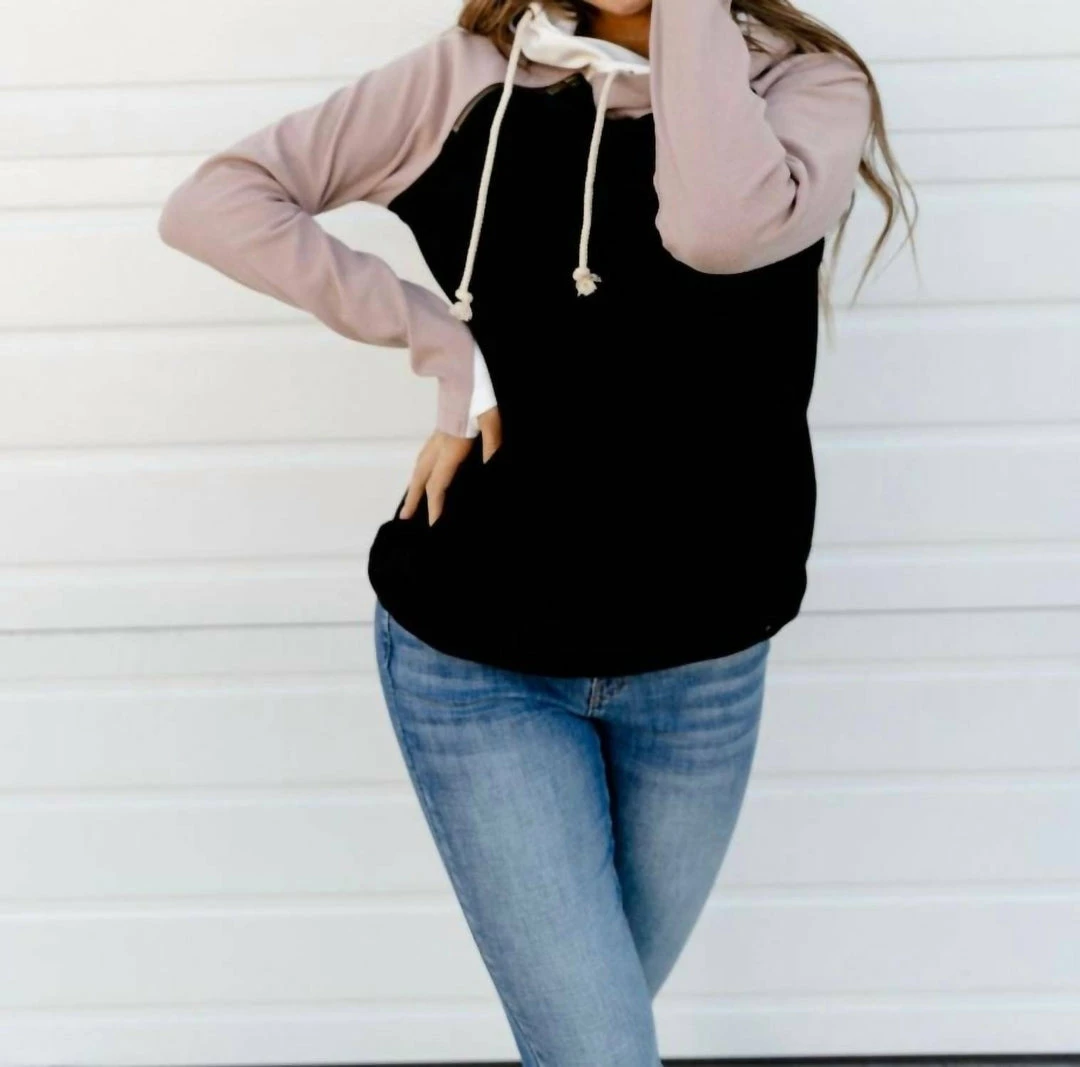 Hot Sale โ๏ธ Ampersand Ave ๐ฉ women Doublehood Sweatshirt in Walk This Way โ๏ธ