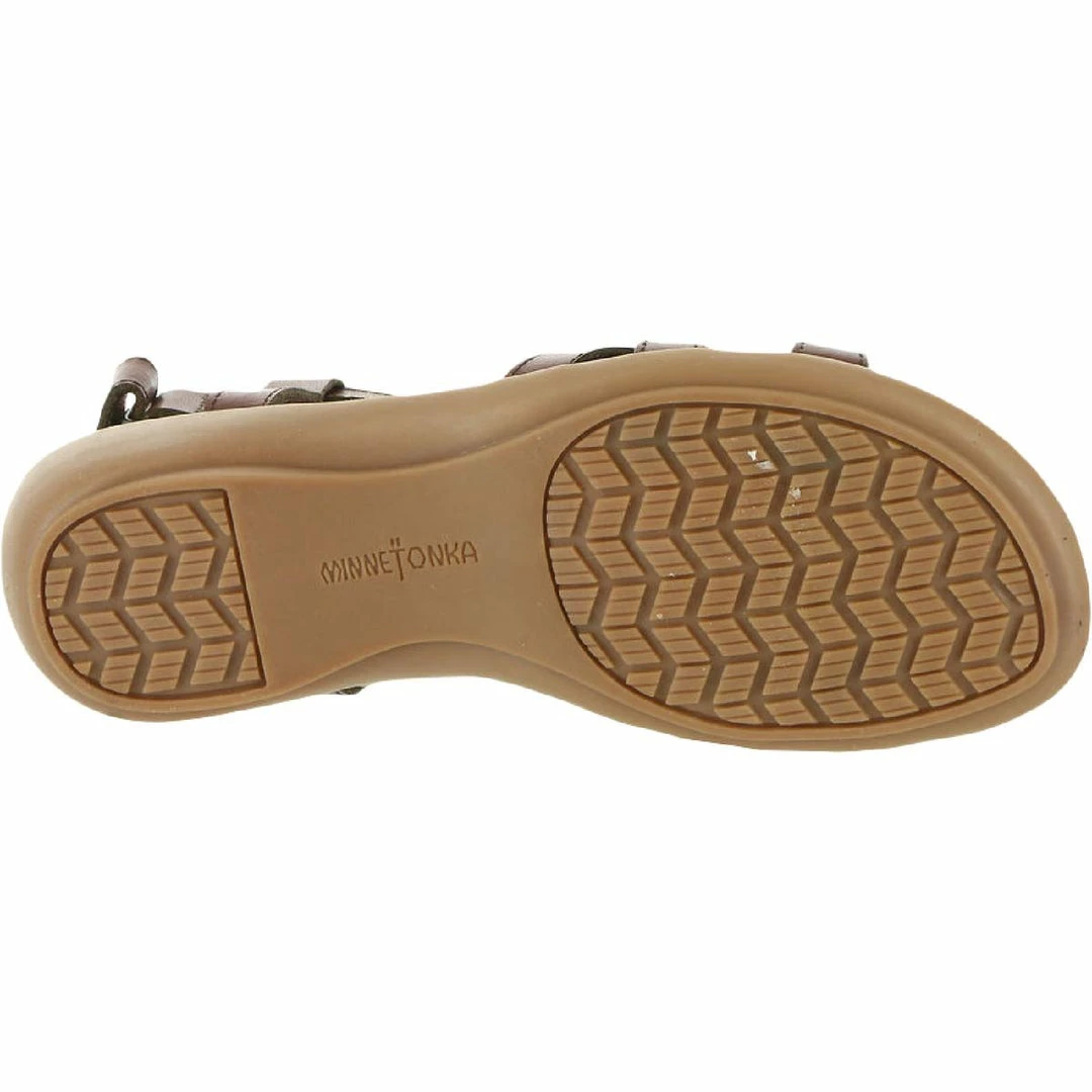 Best Sale ๐ Minnetonka Sunny Slingback ๐ฉ Womens Leather Cushioned Footbed Flats โญ - Image 2