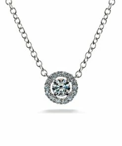 Best deal 🌟 Hearts on Fire 👩 women Repertoire Circle Pendant Necklace 🔔