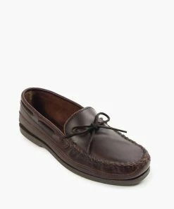 Wholesale 👏 Minnetonka Men'S Double Bottom Hardsole 👞 Shoes in Dark Brown 💯