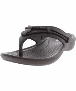 Promo 👏 Minnetonka Sliverthorne 👩 Womens Canvas Thong Flat 🩴 Sandals 😍