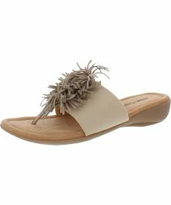 Best deal ⌛ Minnetonka Tricia 👩 Womens Fringe Slip On Thong 🩴 Sandals ✨