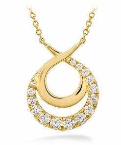 Top 10 🔔 Hearts on Fire 👩 women Optima Double Circle Necklace 😍