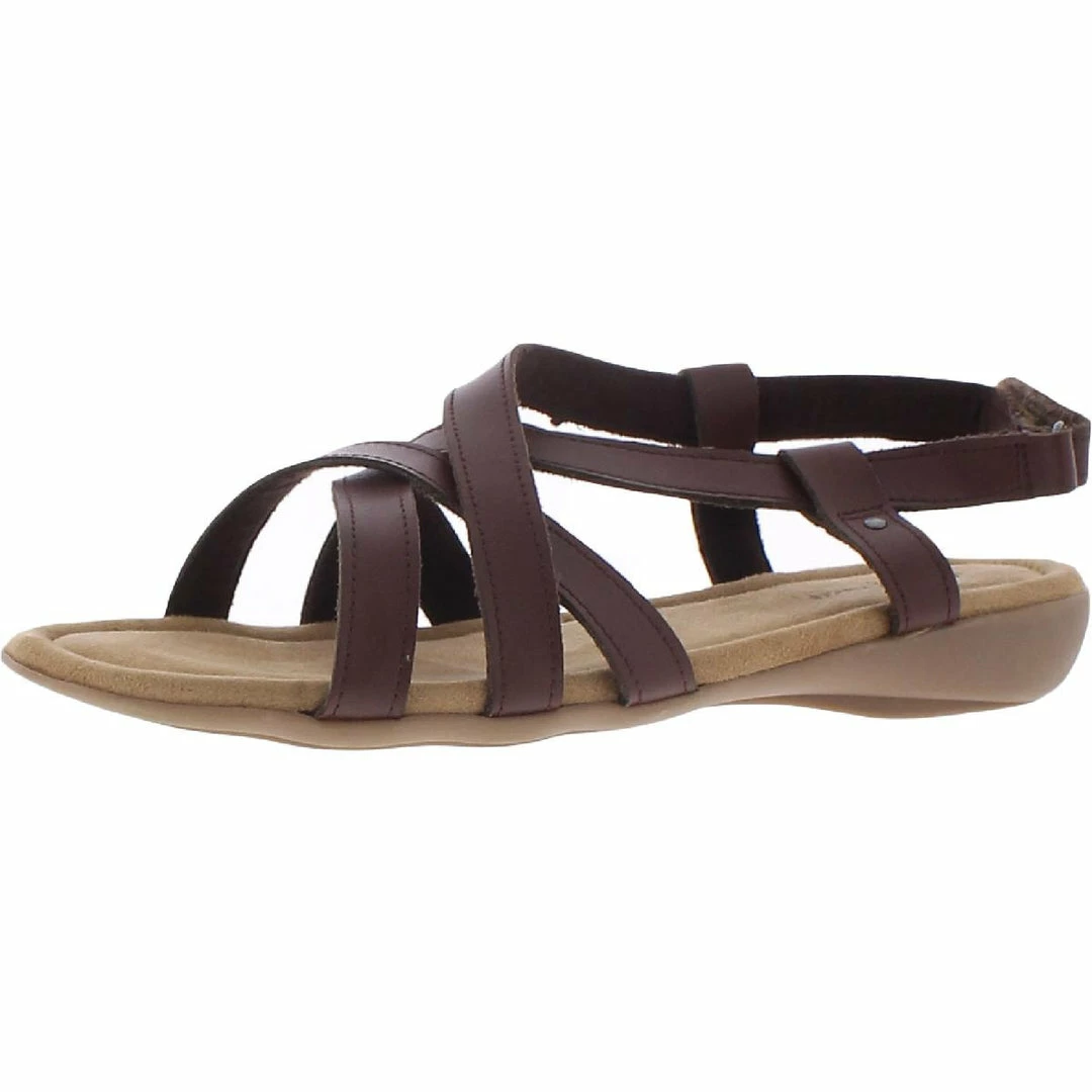 Best Sale ๐ Minnetonka Sunny Slingback ๐ฉ Womens Leather Cushioned Footbed Flats โญ - Image 4