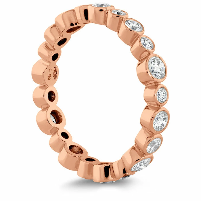 New ✔️ Hearts On Fire 👩 women HOF Bezel Diamond Eternity Band 🌟 - Image 2