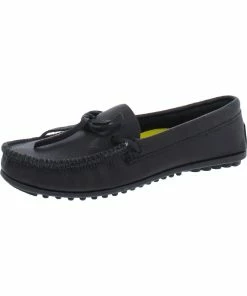 Cheap 🧨 Minnetonka Karla 👩 Womens Leather Bow Moccasin Slippers 👍