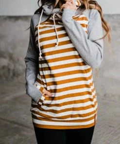 Hot Sale 🎉 Ampersand Ave 👩 women Doublehood Sweatshirt in Falling For You ⭐