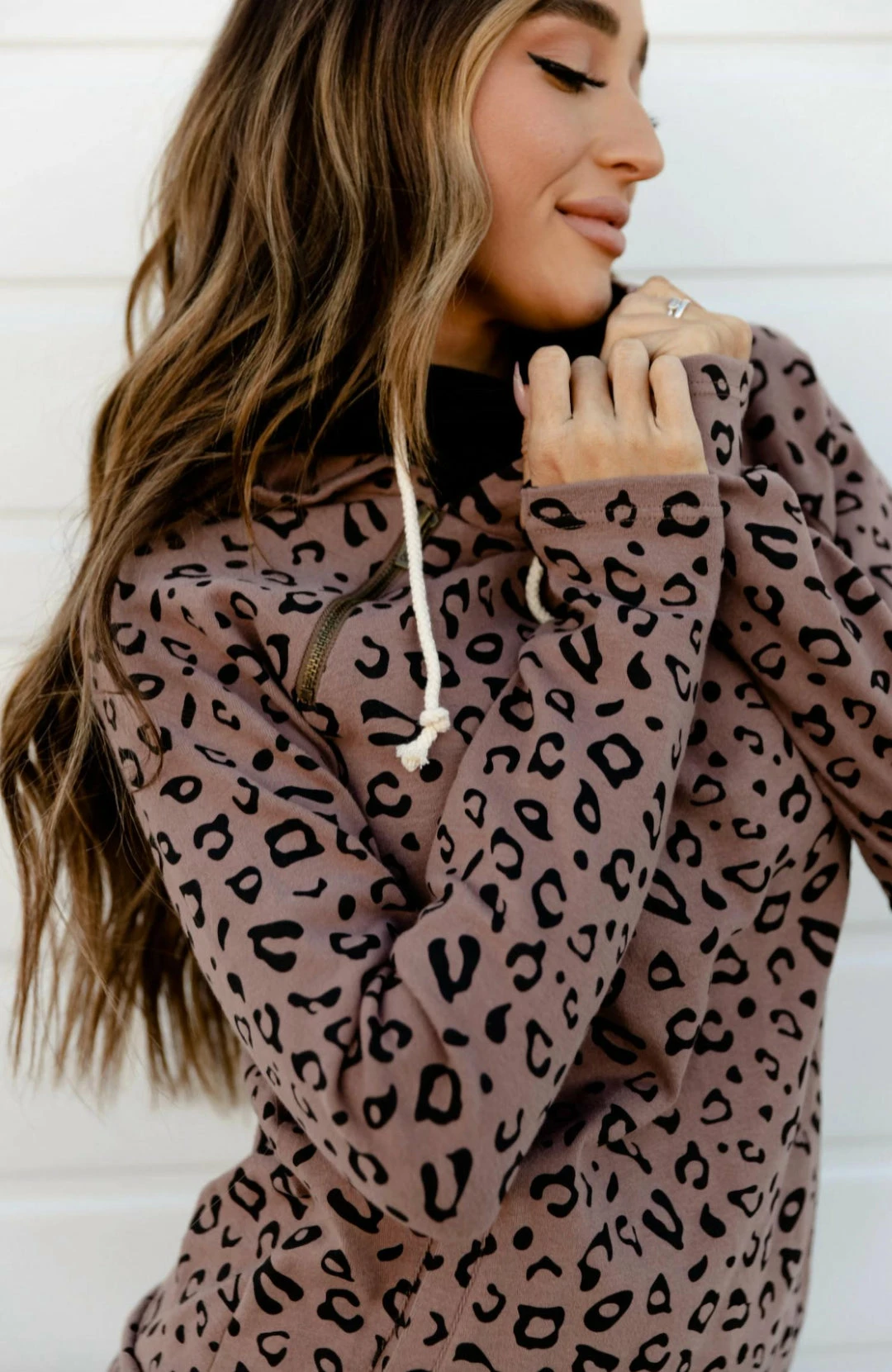 Coupon π Ampersand Ave π© women Doublehood Sweatshirt in Picture Purrfect β - Image 3
