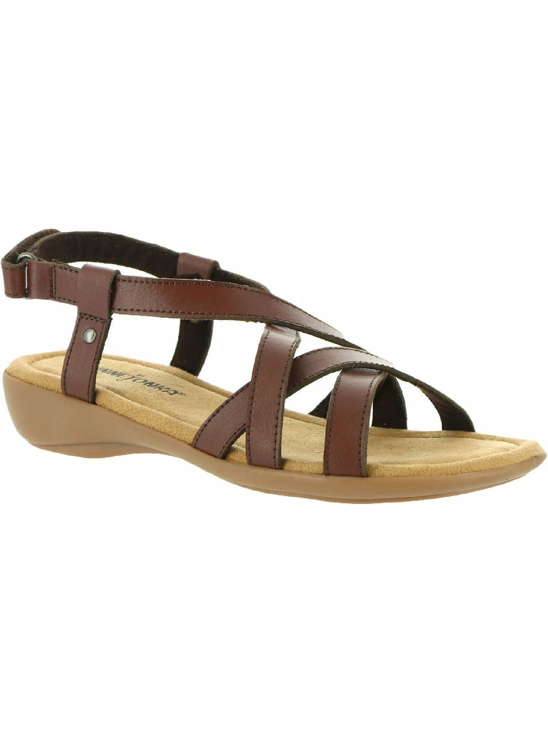 Best Sale ๐ Minnetonka Sunny Slingback ๐ฉ Womens Leather Cushioned Footbed Flats โญ