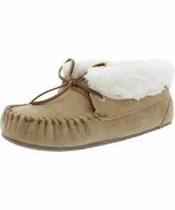 Best deal 👍 Minnetonka Cabin Bootie 👩 Womens Bow Faux Fur Lined Moccasins 😀