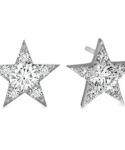 New ⭐ Hearts on Fire 👩 women Illa Cluster Stud Earrings 👍