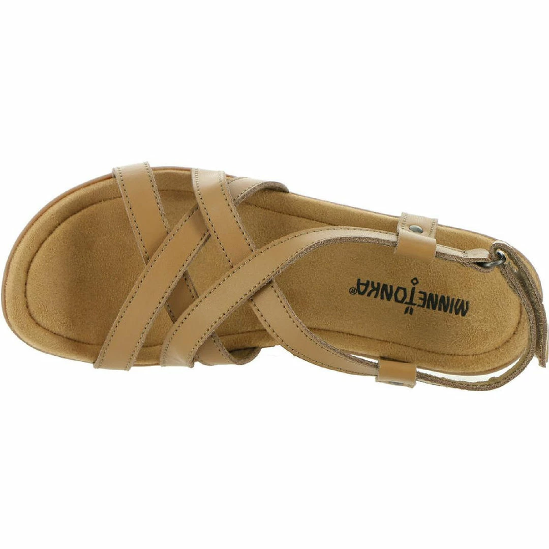 Best Sale ๐ Minnetonka Sunny Slingback ๐ฉ Womens Leather Open Toe Strappy ๐ฉด Sandals ๐ - Image 2