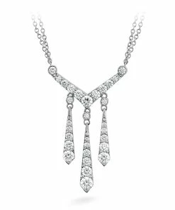 Cheapest 👍 Hearts on Fire 👩 women Triplicity Drop Necklace ✔️