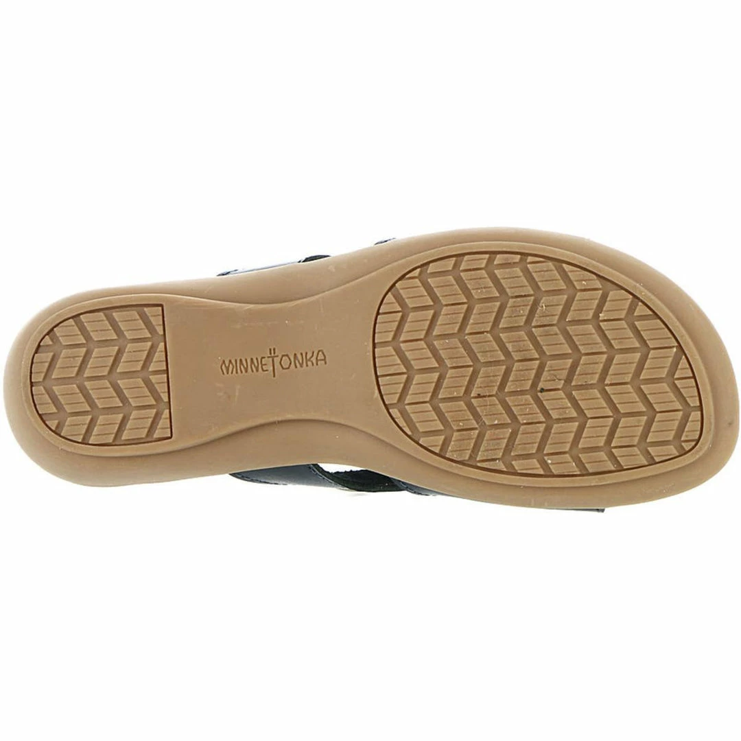 Outlet ๐ Minnetonka Siesta ๐ฉ Womens Leather Slip On Slide ๐ฉด Sandals ๐ - Image 2