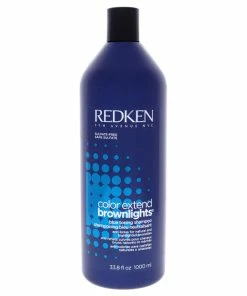 Coupon 😉 Color Extend Brownlights Blue Toning Shampoo by Redken for Unisex - 33.8 oz Shampoo 🔔