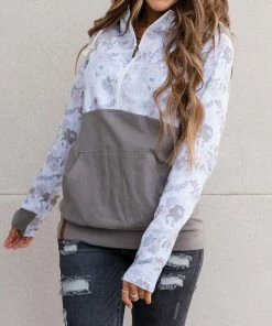 Cheap 🥰 Ampersand Ave 👩 women Halfzip Sweatshirt in Picked Perfect 😍