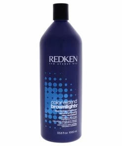 Flash Sale 😀 Color Extend Brownlights Blue Toning Conditioner by Redken for Unisex - 33.8 oz Conditioner 🛒