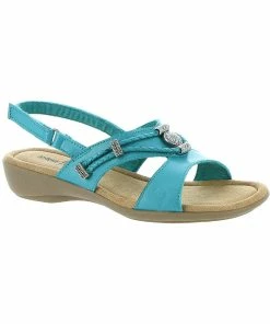 Outlet 🛒 Minnetonka Silvie 👩 Womens Cushioned Footbed Cushioned Slingback 🩴 Sandals ✔️