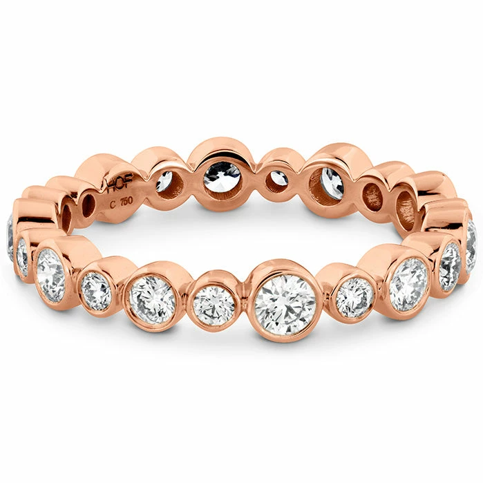 New ✔️ Hearts On Fire 👩 women HOF Bezel Diamond Eternity Band 🌟 - Image 3