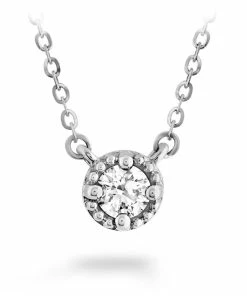 Flash Sale 💯 Hearts On Fire 👩 women Liliana Milgrain Single Diamond Pendant 🧨