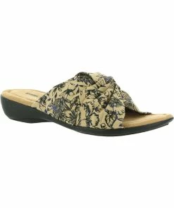 Deals โ Minnetonka Sarong ๐ฉ Womens Canvas Floral Slide ๐ฉด Sandals ๐งจ